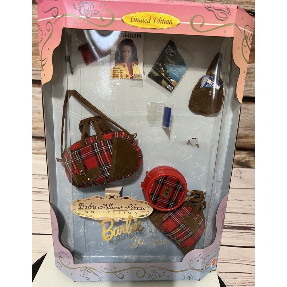 1997 Barbie Millicent Roberts BMR Collection JET SET Luggage Mattel NRFB